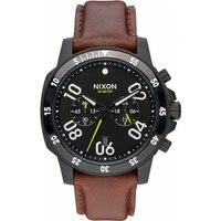 Mens Nixon The Ranger Leather Chronograph Watch A940-712