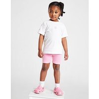 adidas Originals Girls' Repeat Trefoil T-Shirt/Shorts Set Infant - PINK - Kids