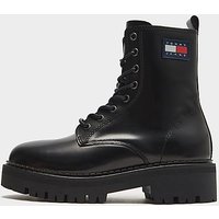 Tommy Jeans Urban Leather Lace Up Boots - Black - Womens