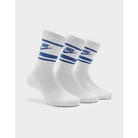 Nike 3-Pack Essential Stripe Socks - White