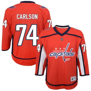 Washington Capitals Replica Home Jersey - John Carlson - Youth Official Merchandise