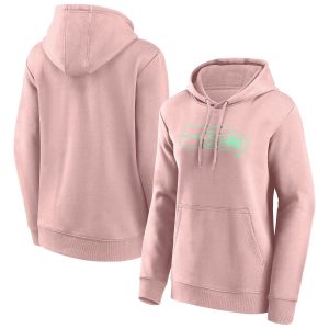 Seattle Seahawks Fashion Colour Logo Hoodie - Womens Official Merchandise