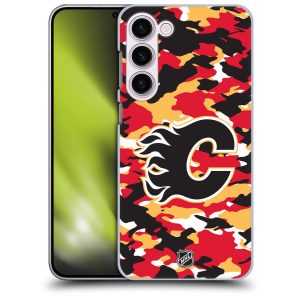 Calgary Flames NHL Camouflage Graphic Phone Case - Samsung Official Merchandise